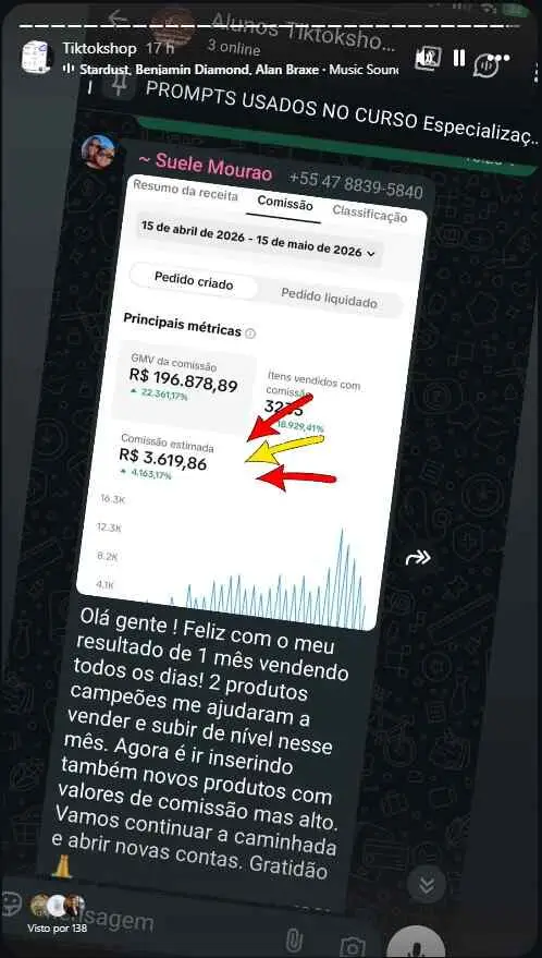 Resultado compartilhado por aluno 3
