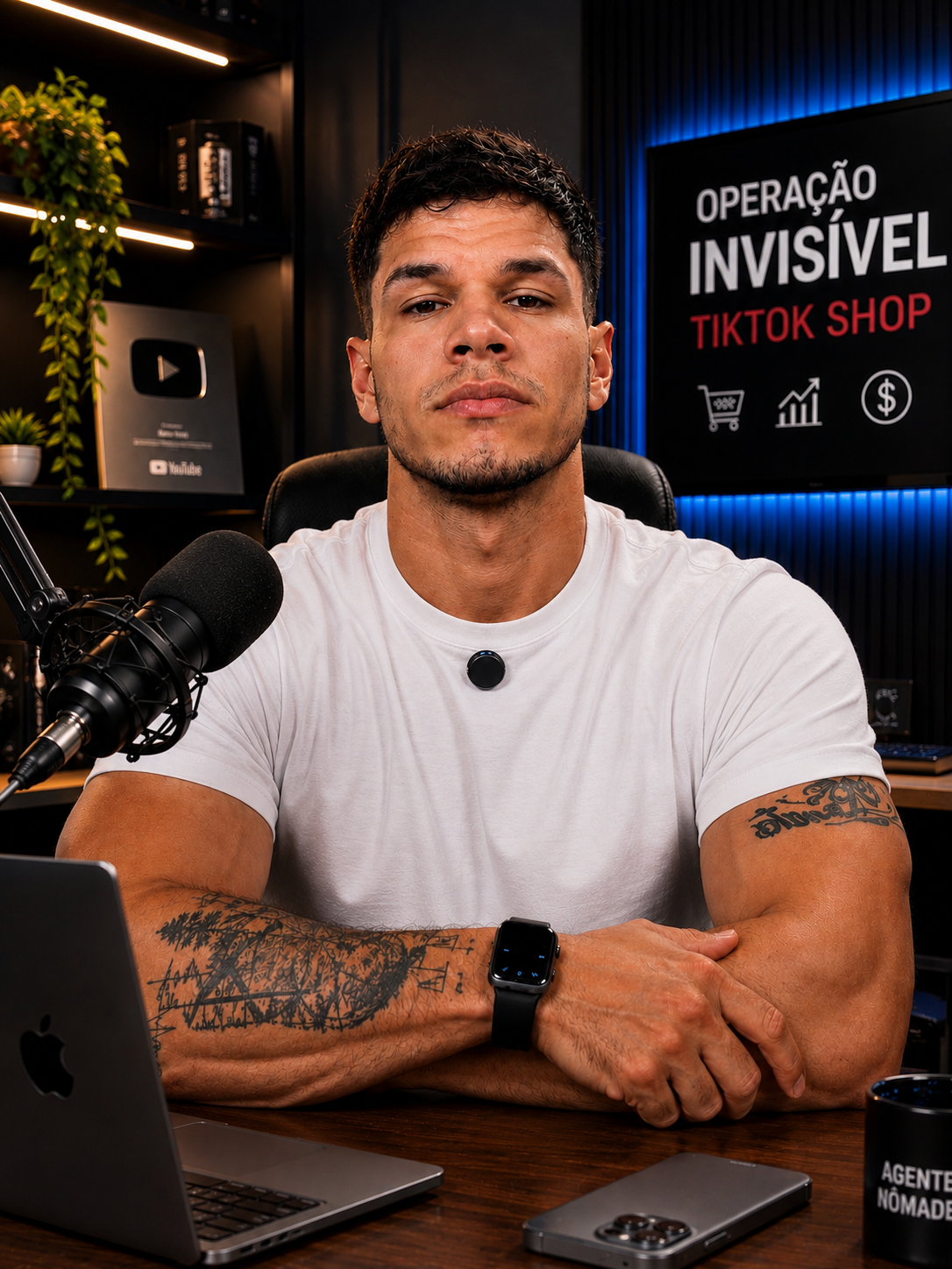 Bastidores da produção do treinamento Operação Invisível TikTok Shop